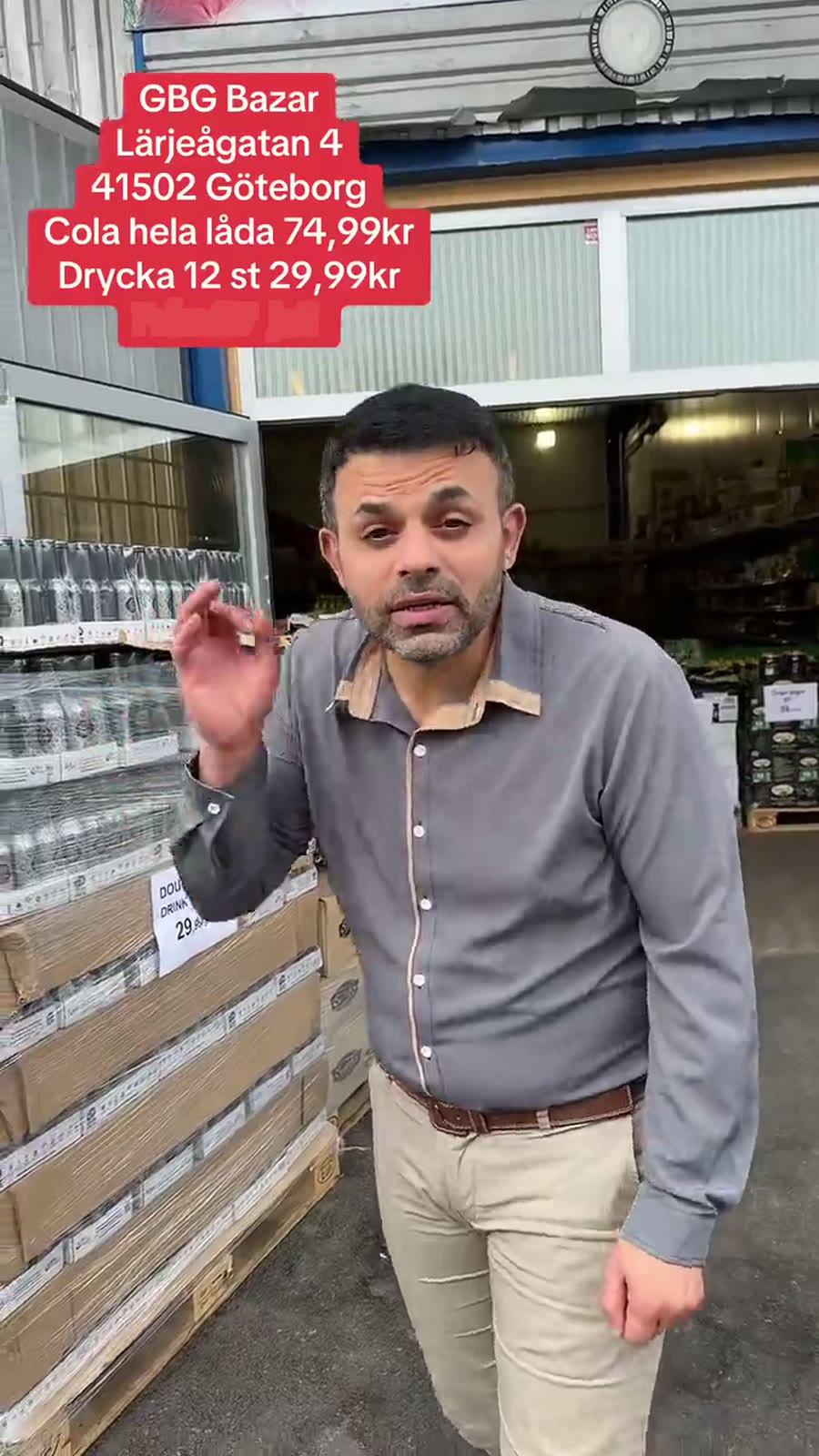Drycker hos GBG Bazar